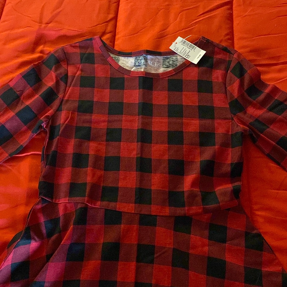 New Plaid Girls Dress